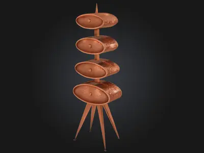 Oval Harmony Tower 3D model