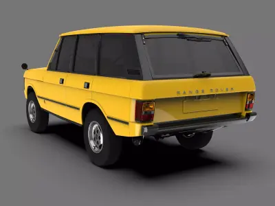 Land Rover Range Rover Classic 1986 Vintage Off-Road SUV 3D model