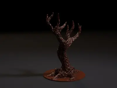 Wood voronoi 2 3D print model