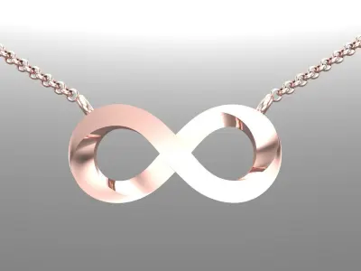 Pendant P12 The luxury female pendant 3D print model