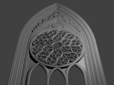 Old World arch  3D model