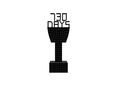 Days 730 Trophy v1 001 Low-poly 3D model