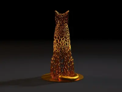 Goddess bastet 3D print model