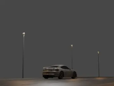 Porche Car racing  3D model