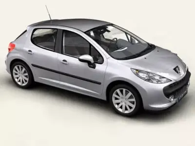 Peugeot 207 5 door 3D model