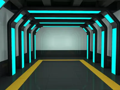 Room Parking lot 3D model