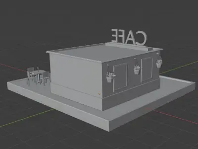 THE CAFE Free 3D model