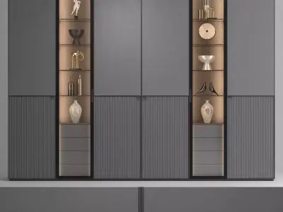 Rimadesio Modulor cabinet V2 3D model