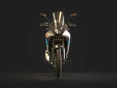 Base model  Honda Transalp 750 2023 3D model