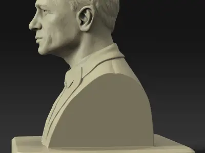 Daniel craig bust statue for 3d printing 3D print model
