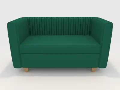 Sofa 2 Seater 15 3D model