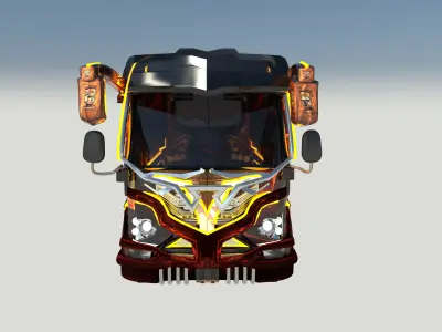 bus matatu 3D model buy