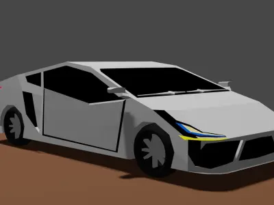 3D Sport Car 2O 3D model