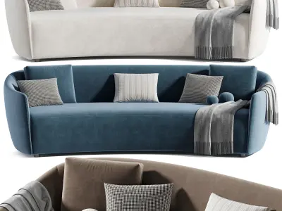 Juno Josephine 4-Seater Sofa 3D model