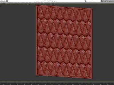 Headboard Premium 3d model Low-poly 3D model purchase