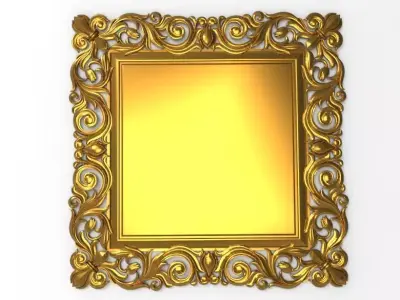 carved frame  3D model order