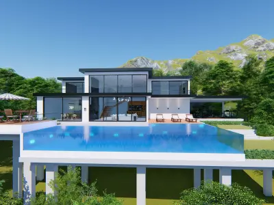 Ultra Modern Villa  3D model