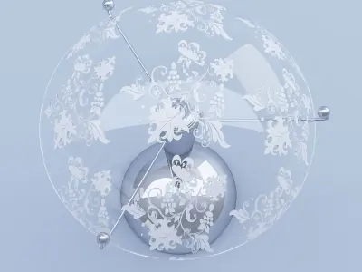 Glass Lamp  3D model