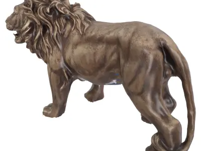 lion sculpt 1 3D model