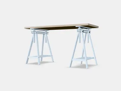 TEAM CAPTAIN - CENTER BACK Desk 2 Low-poly 3D model