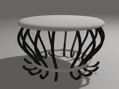 table 001 Free low-poly 3D model