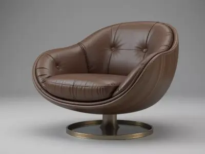 Luxury Modern Chair 3D Model PBR Textures Game  Archviz Ready 3D model
