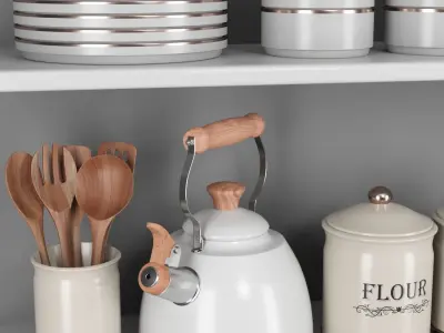 kitchen accessories 03 3D model