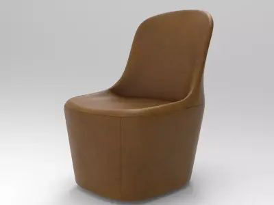 Mog Armchair Low-poly 3D model