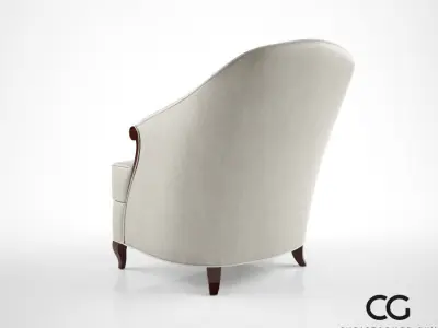 Christopher Guy Morzine armchair 3D model