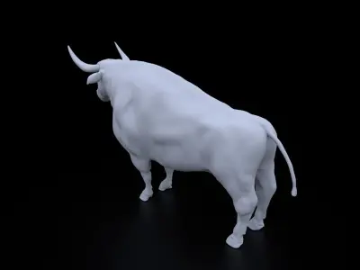 Bull High detail 3D model