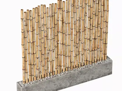 Bamboo decor n30 3D model
