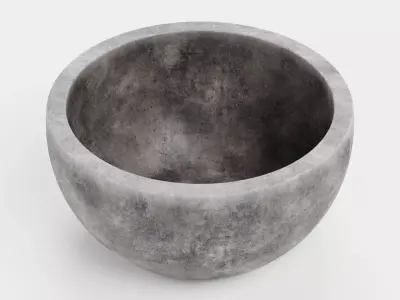 -Concrete Flower Pot V2- 3D model