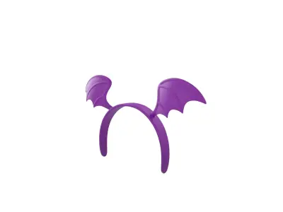Bat Wing Headband 3D model