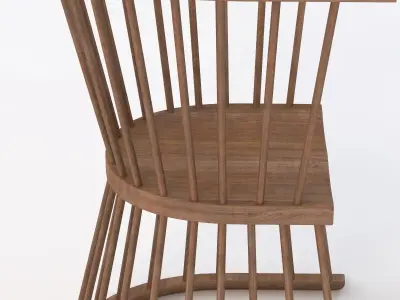 Flip Garden Chair 3D model