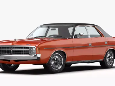 Chrysler VJ Valiant Regal Sedan 1973 - 1975 3D model