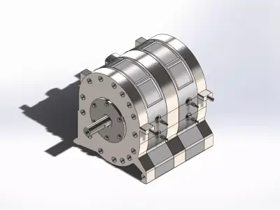 Wankel Engine by Solidworks 3D model