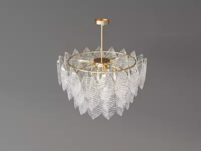 Luxury Chandeliers Set   PBR Textures  Interior Lighting Models 3D model