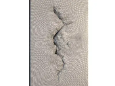 Decorative Plaster Wall Panel 9 3D model