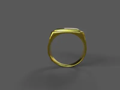 High-Quality 3D Ring Model Pack 4 Low-poly 3D model