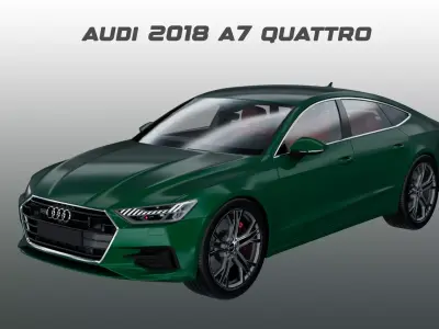 Audi - 2018 - A7 Quattro 3D model
