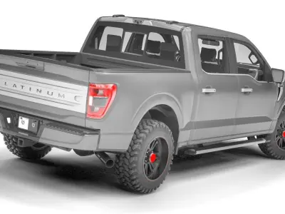 Generic Pickup 2022 Low-poly 3D model