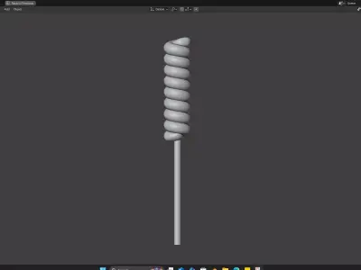 Twisty Lollipop 3D print model