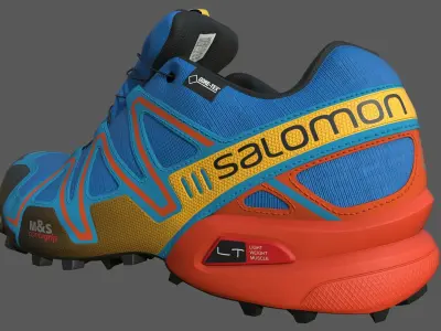 Salomon Speedcross 3 and FREE Livery 3D model