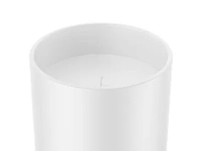 Candle in Glass Low-poly 3D model