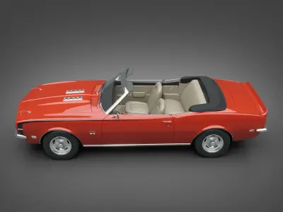 1968 Chevrolet Camaro SS Convertible 3D model