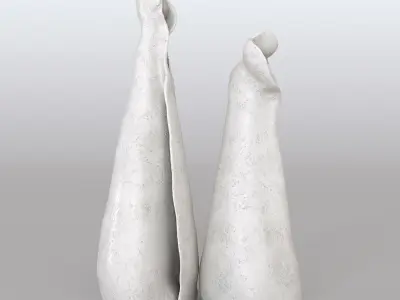 Decoration Christmas Angel 01 earthenware 3D model