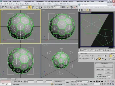 soccer ball Free low-poly 3D model