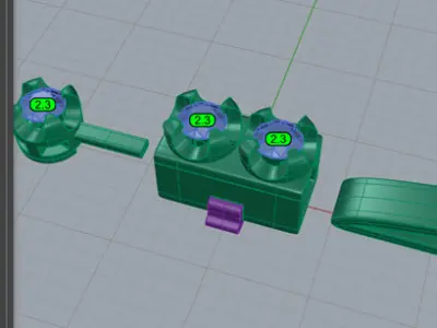 5pt Gem Or Diamond Tennis Bracelet 3D print model