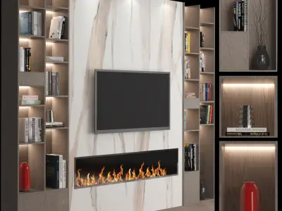 TV Wall Collection  Vol 01 3D model