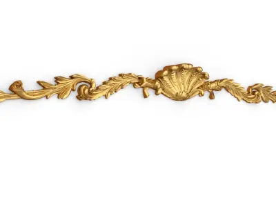 Classic carved decor ornament 388  3D model